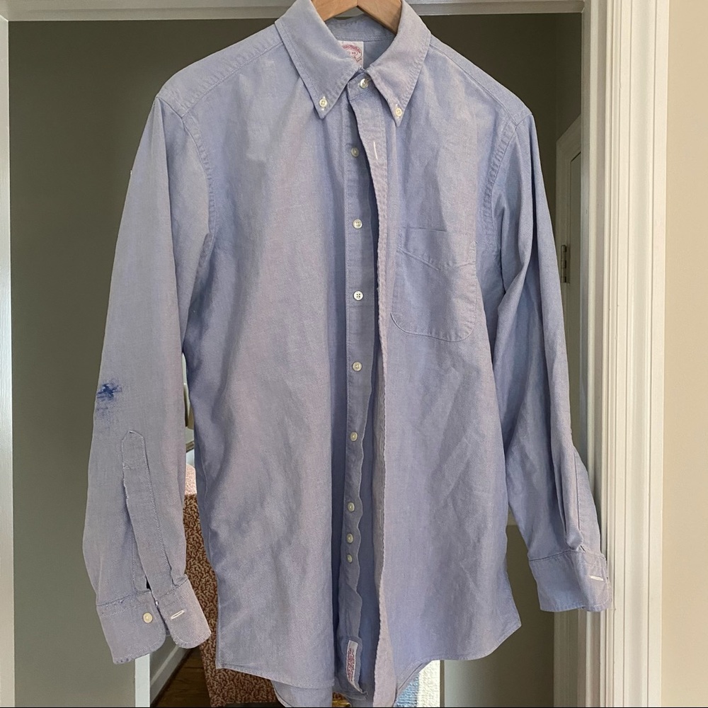 Brooks Brothers Oxford Cloth OCBD 16.5 x 33 USA